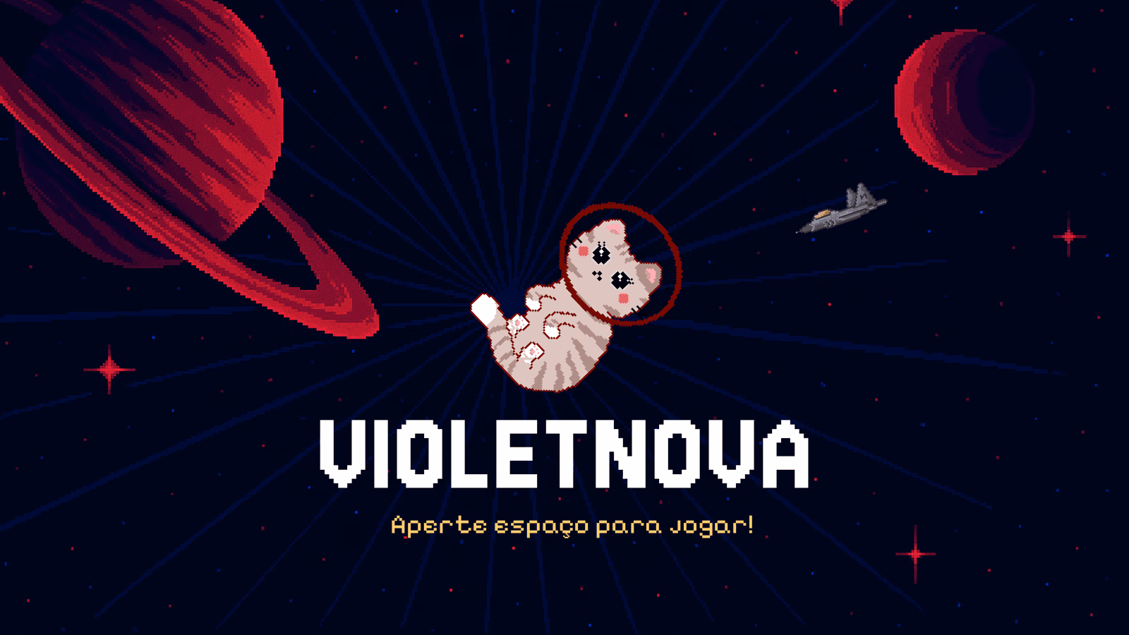 Tela de abertura do VioletNova