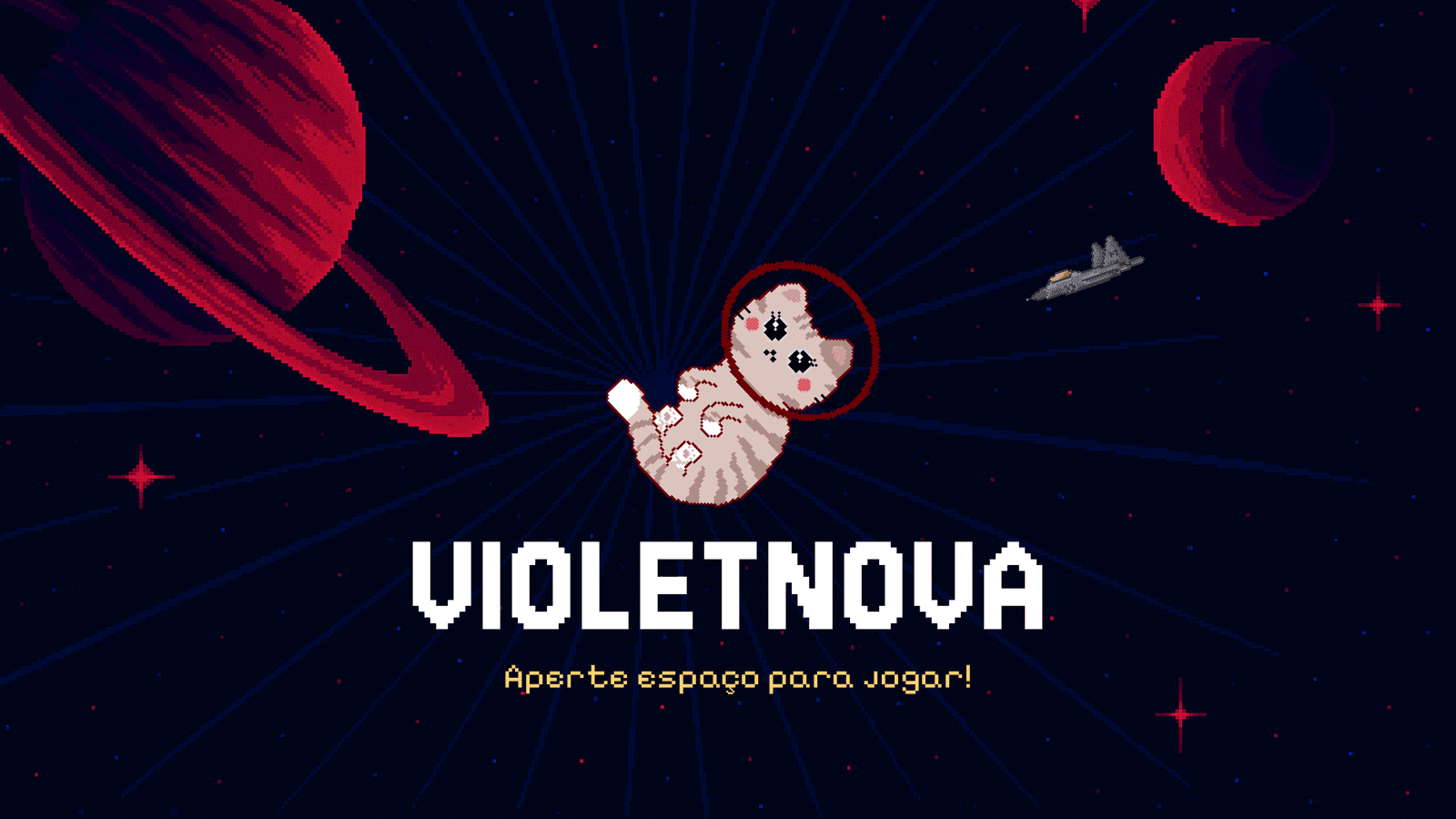 Tela de abertura do VioletNova